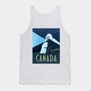 Canada Locomotive travel poster Tank Top